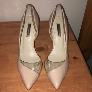 BCBGeneration Blush leather heels size 7